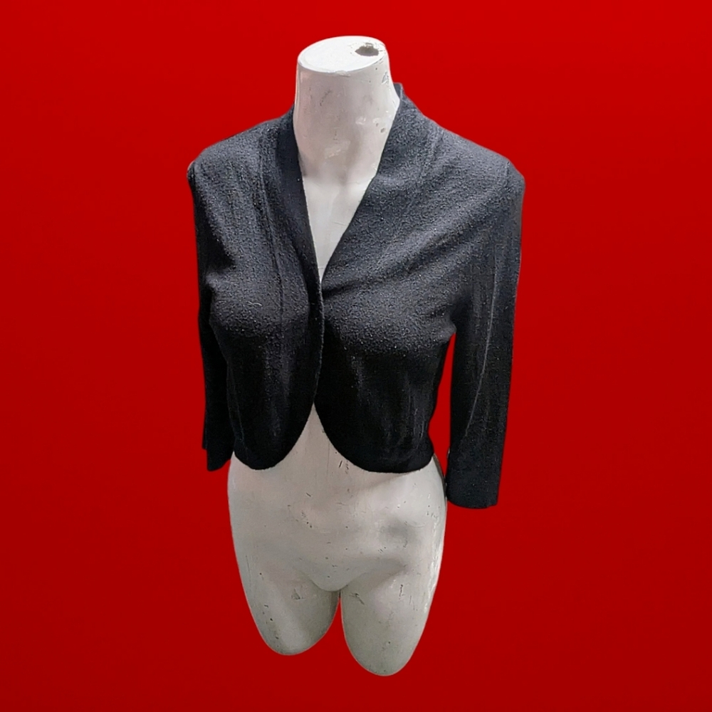 Women's (Junior') Jessica Howard Black Cropped Sweater